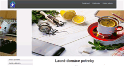 Desktop Screenshot of lacne-domacepotreby.sk